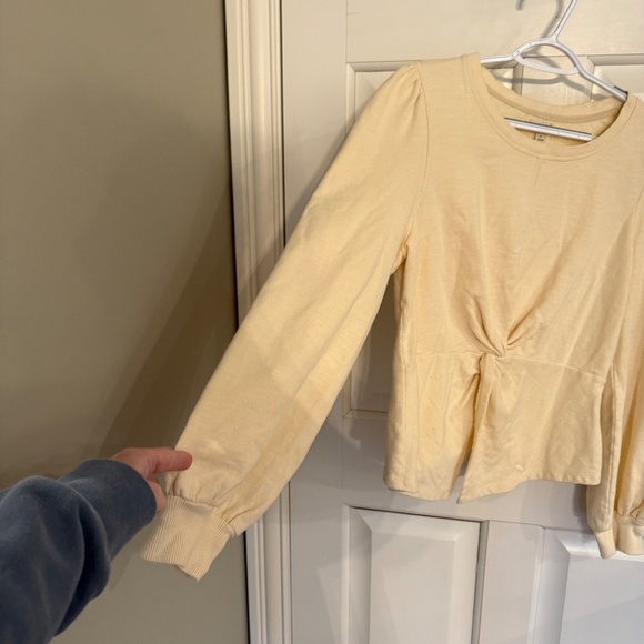 Pilcro anthropologie Twist-Front Sweatshirt 31927 - Picture 11 of 14